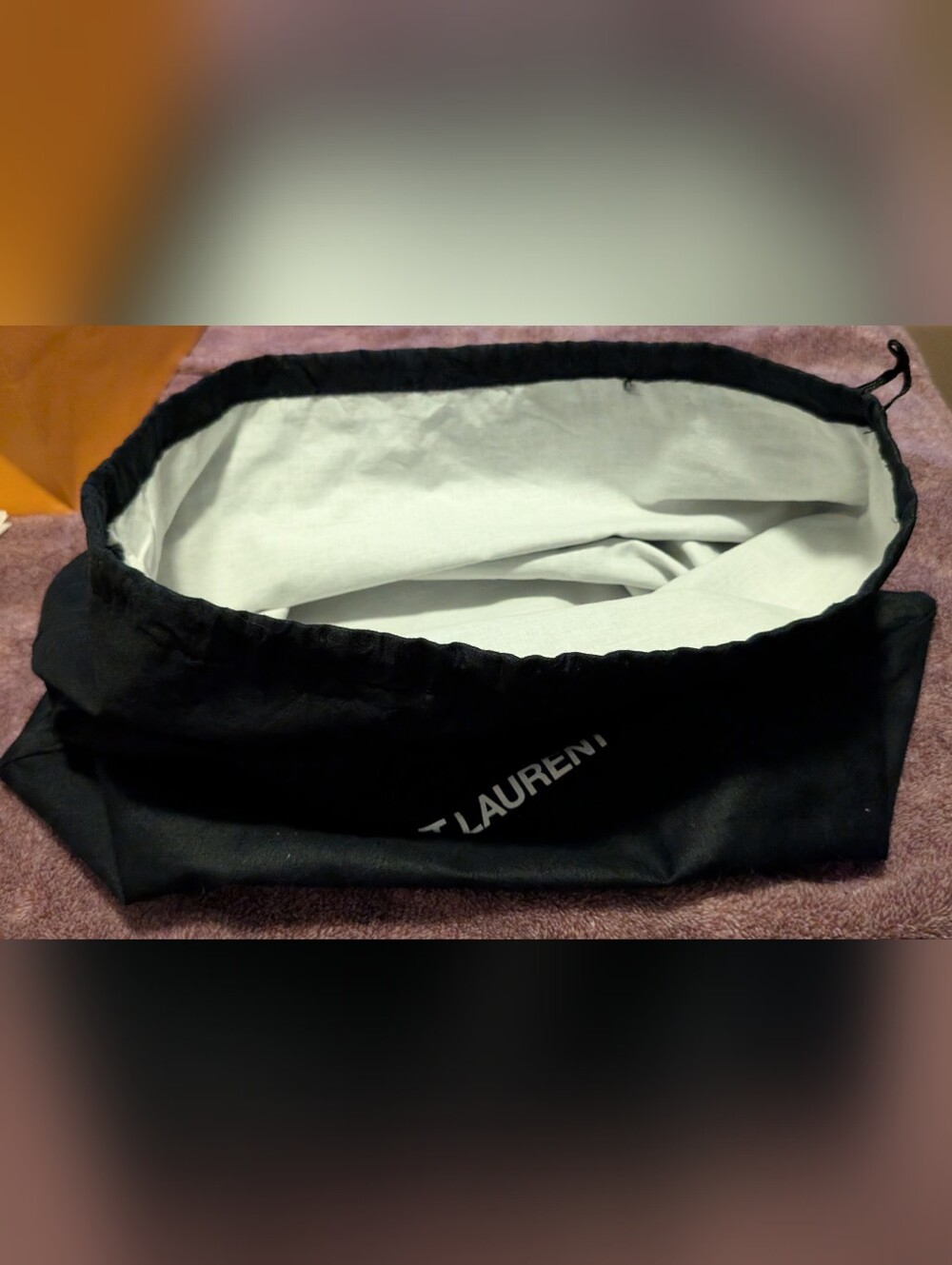 Saint Laurent YSL Dust Bag 16.5x16 Sac de Jour Niki Loulou Handbag Storage See - Picture 4 of 7